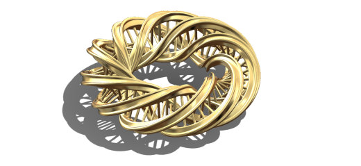 DNA莫比乌斯环——3D模型缩略图